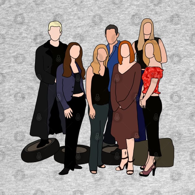 Buffy cast by aluap1006